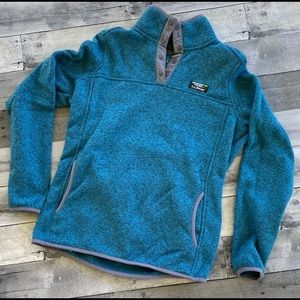 LL Bean 1/4 button pullover/sweatshirt